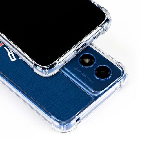 NBA OKC Thunder Split Moto G 5G (2024) Clear Case